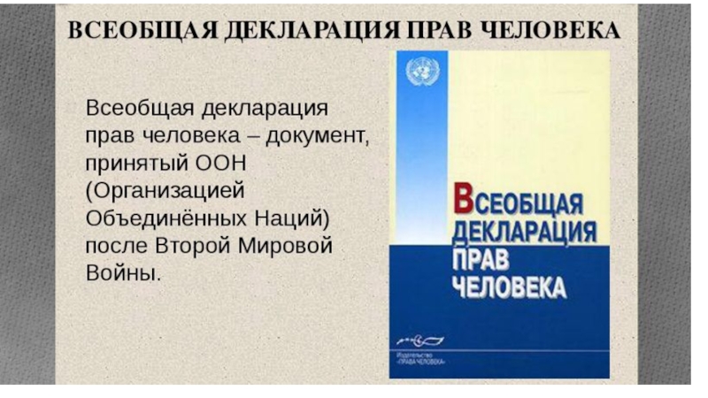 Всеобщая декларация прав человека рисунок 4 класс окружающий мир как нарисовать