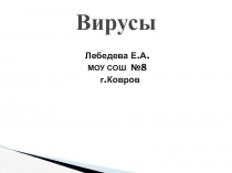 Презентация по биологии на тему Вирусы (9 -10 класс)