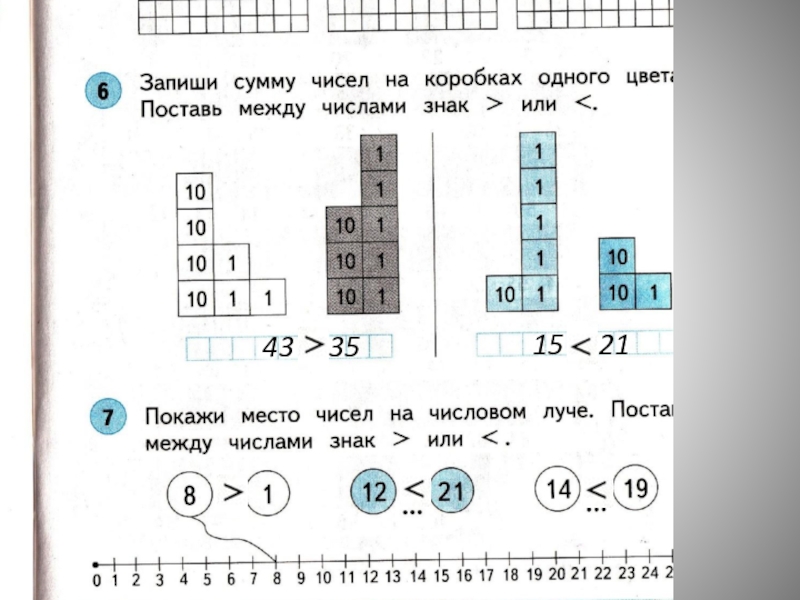 Запишите сумму чисел 7 и 7. Запиши сумму чисел под квадрата и одного цвета. Запиши сумму чисел под квадратами одного цвета поставь между числами. Запиши сумму. Закрась сумму чисел.