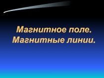 Презентация по физике: Магнитное поле