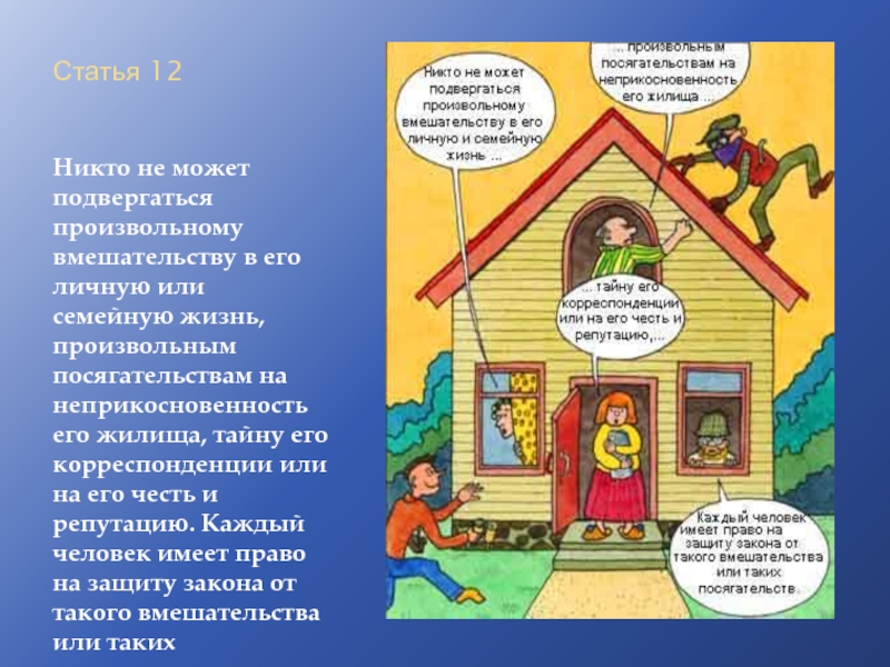 Право на личную семейную жизнь. Никто не может подвергаться произвольному вмешательству в его. Никто не может подвергаться вмешательству в его личную жизнь. Право на неприкосновенность частной жизни иллюстрация. Неприкосновенность частной жизни и жилища.