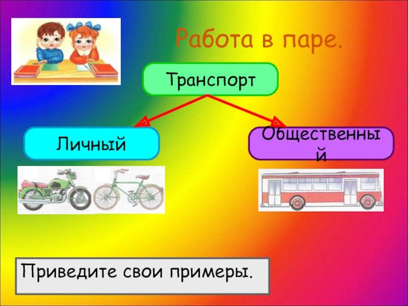 Пару примеров. Части транспорта. Приведу пару примеров:.