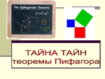 Презентация к уроку геометрия на тему Теорема Пифагора (7 класс)