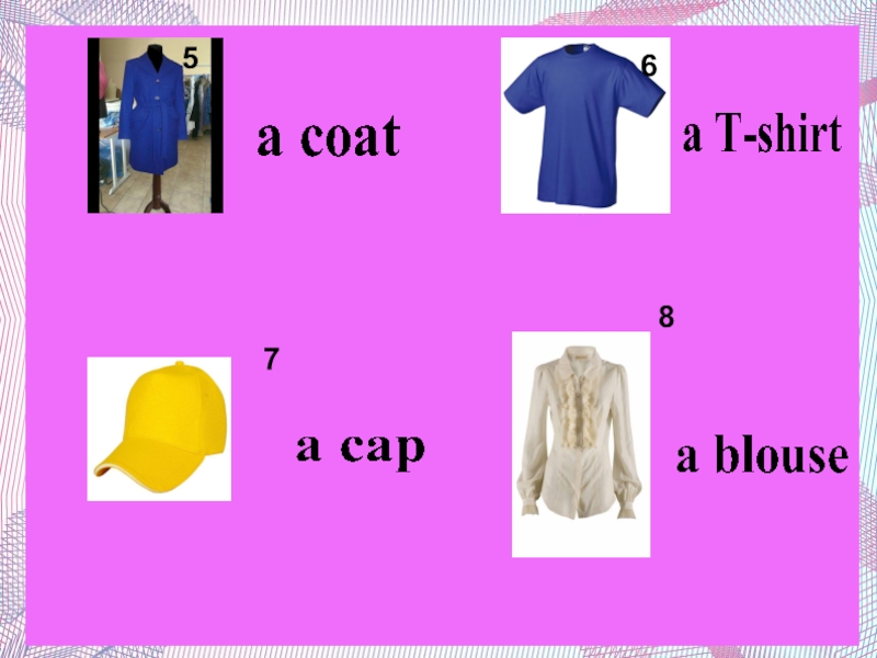 Clothes презентация на английском 6 класс