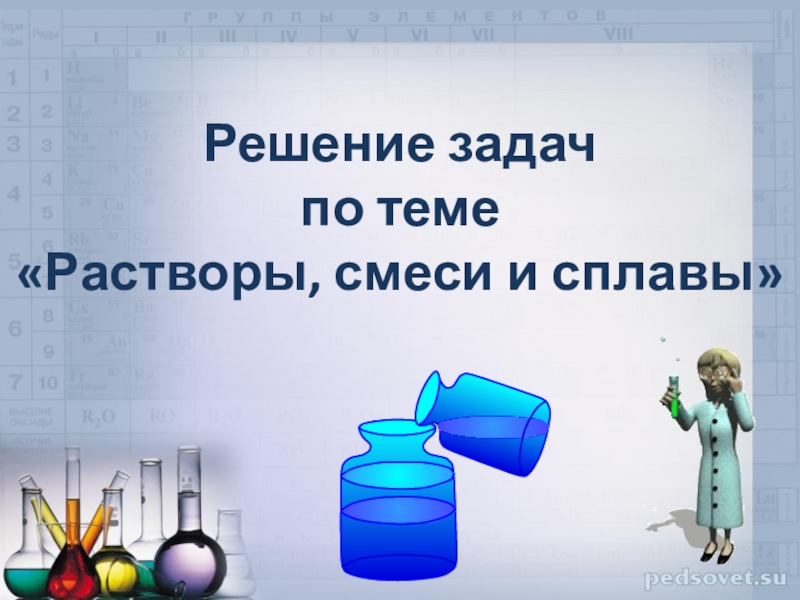 Проект на задачи на смеси и сплавы