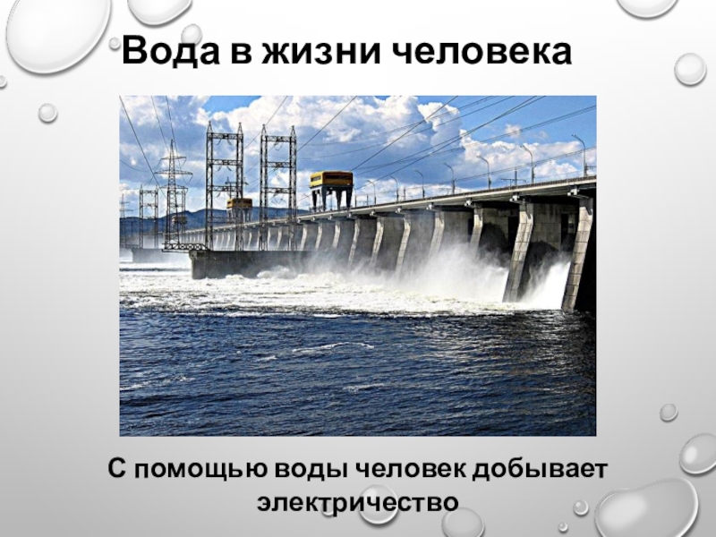 Энергия воды презентация