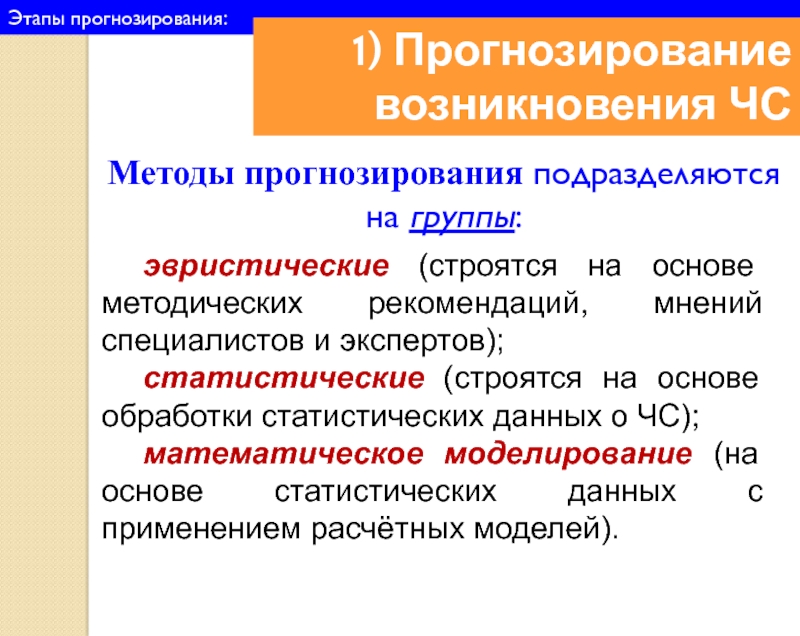 Эвристический подход прогнозирования