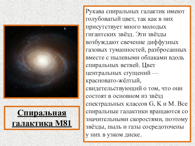 Типы галактик презентация 11 класс астрономия