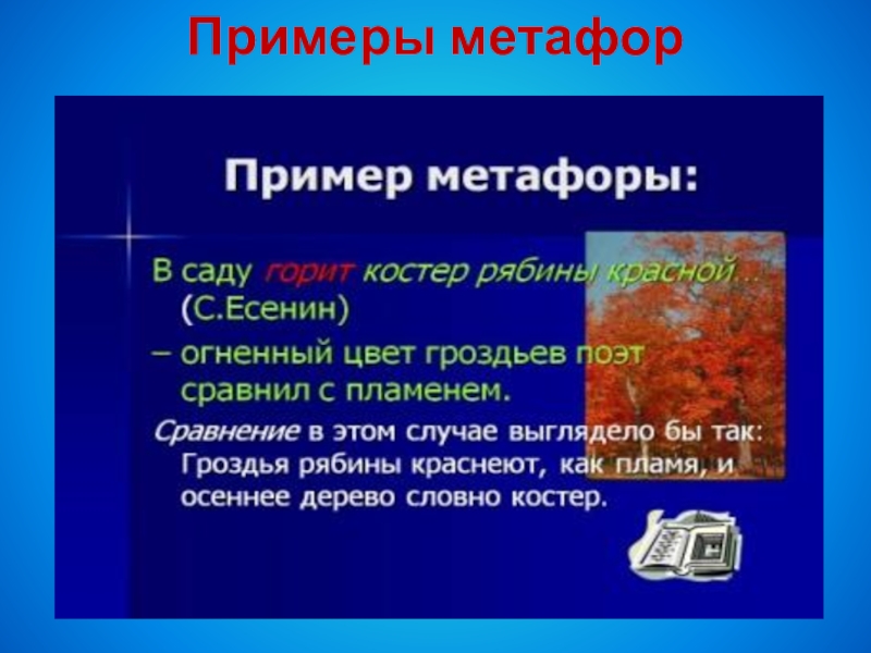 Метафора рисунок с объяснением