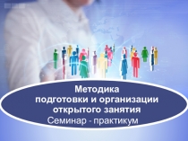 Методический совет Структура открытого занятия