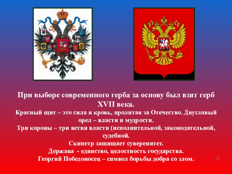 Презентация к уроку государственные символы россии обществознание 5 класс