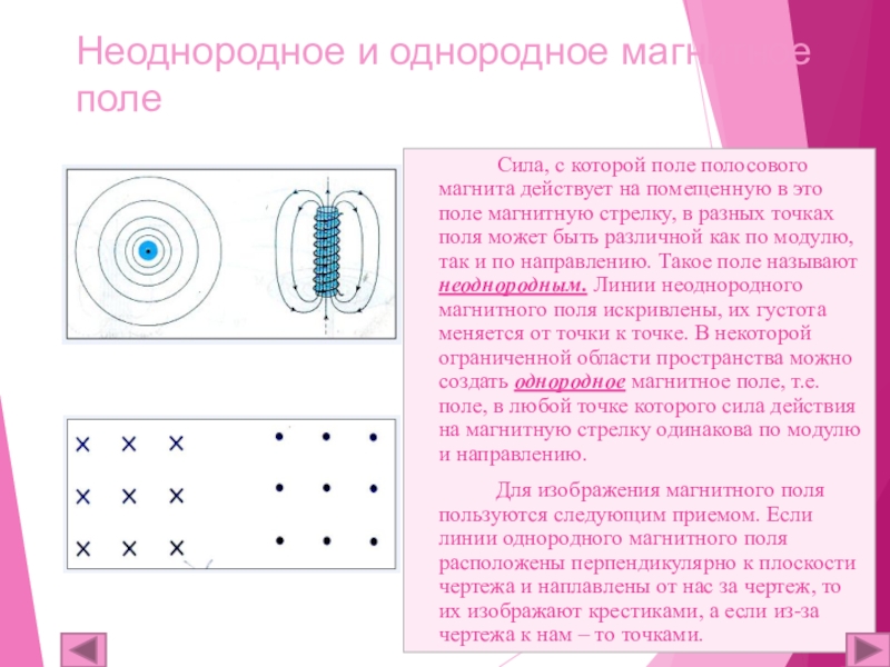 В однородной магнитное поле прямой. Неоднородное магнитное поле. Однородное магнитное поле и неоднородное магнитное. Магнитное поле однородное и неоднородное поле. Однородное и неоднородное магнитное поле 9.