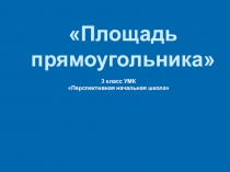 Презентация по математике на тему Площадь прямоугольника