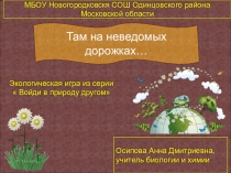 Экологическая игра Войди в природу другом