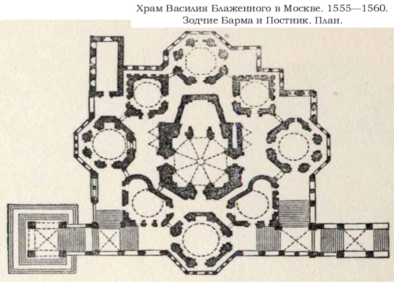 Храм василия блаженного план