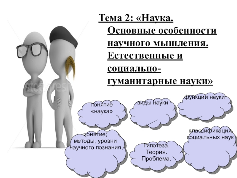 Наука основные особенности научного мышления естественные и социально гуманитарные науки план