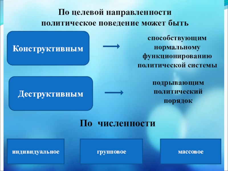 Политическое поведение схема 11 класс