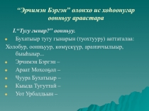 Урок по теме Эрчимэн Бэргэн (6 класс)