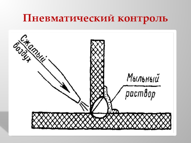 Контроль сварных швов на герметичность презентация