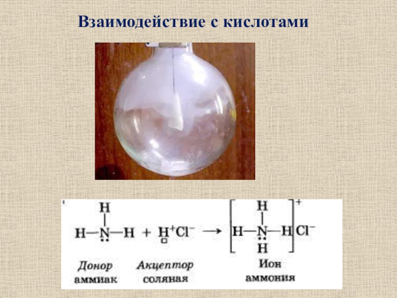 Аммиачная кислота формула. Взаимодействие аммиака с соляной кислотой рисунок. Взаимодействие аммиака с кислотами уравнение реакции. Взаимодействие аммиака с кислотами. Реакция взаимодействия аммиака с кислотами.