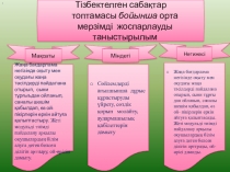 Оқу бағдарламасы