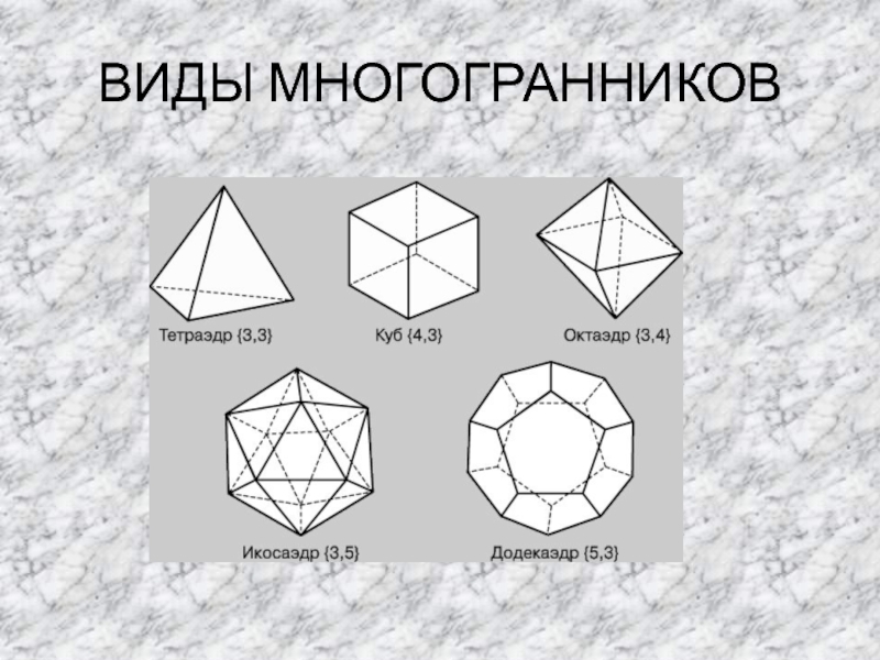 Многогранник рисунок 5 класс