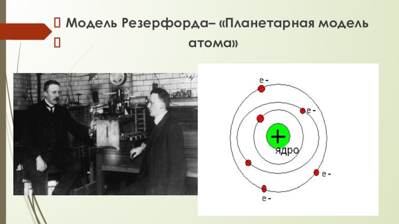 Планетарная модель атома презентация 11 класс