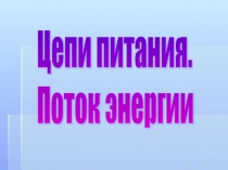 Презентация по биологии на тему: Цепи питания(7 класс)