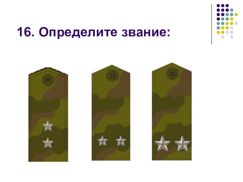 Низшее воинское звание россии
