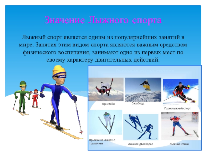Доклад по лыжам 3 класс
