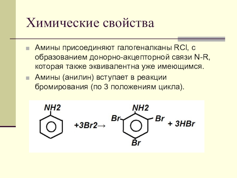 Химия 10 класс амины анилин презентация