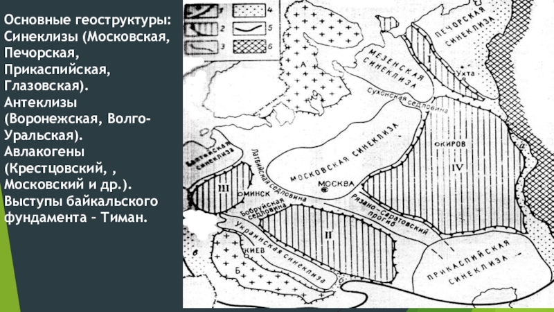 Воронежский массив. Тектоническая схема Московская синеклиза. Волго Уральская антеклиза Московская синеклиза. Геологическое строение Волго Уральской антеклизы. Московская синеклиза на тектонической карте.
