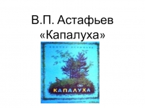 Презентация по литературному чтению на тему В. Астафьев. Капалуха (3 класс)