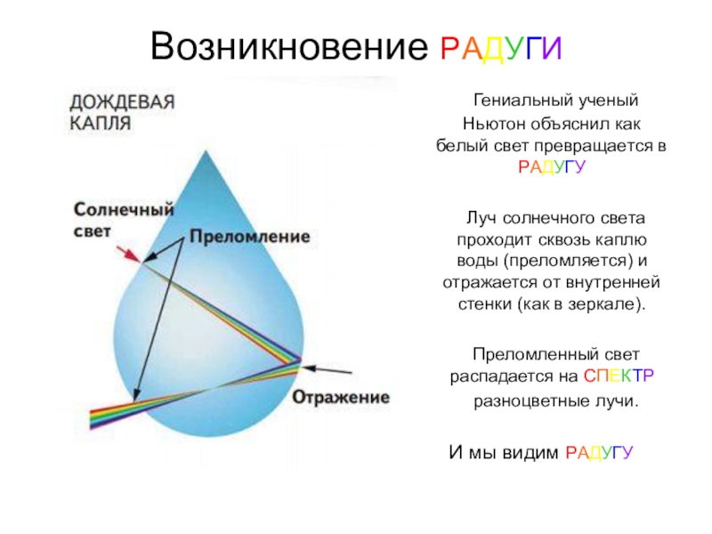 Схема появления радуги - 82 фото