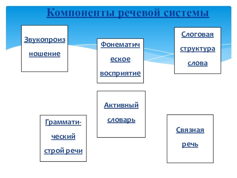 Компоненты речи