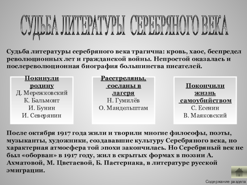 Тема судьбы в литературе. Судьба литературы серебряного века. Судьба это в литературе. Вывод литература серебряного. Что такое судьба литературное определение.