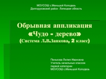 Презентация по технологии на тему Чудо-дерево.