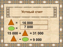 Урок с презентацией для 7 класса коррекционной школы VIII вида Числа, полученные при измерении величин.