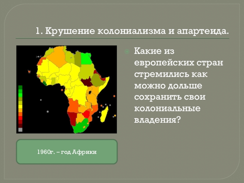 Африка к югу от сахары опыт независимого развития презентация 11 класс история