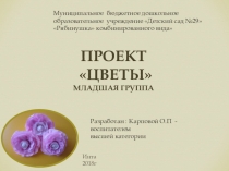 Презентация по ознакомлению с цветами детей младшей группы