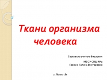 по биологии Ткани организма человека 8 класс