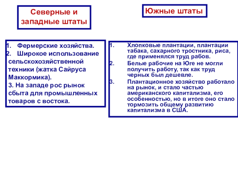 Презентация две америки 8 класс история