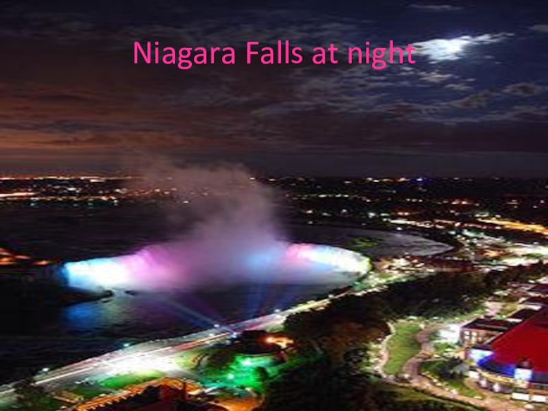 Презентация niagara falls