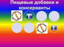 Презентация по химии Пищевые добавки и консерванты