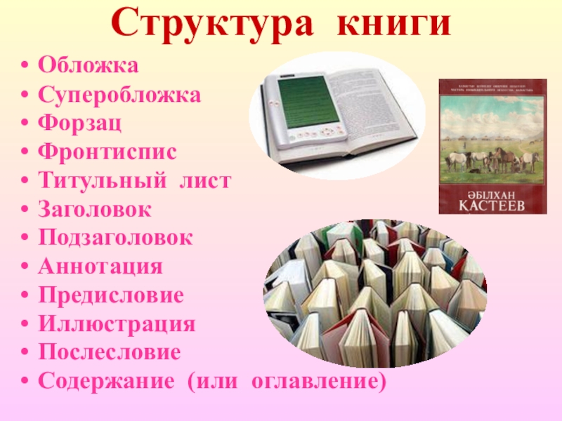 Структура книги