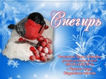 Поделка Снегирь. Презентация к уроку технологии