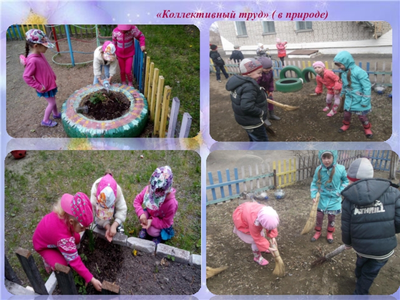 Картинки труд в природе детей в детском саду