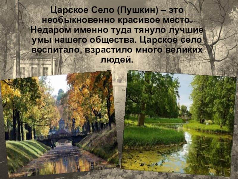 Царское село стихотворение. Пушкин Царское село презентация. Презентация на тему Пушкин Царское село. Литературные места России Пушкин Царское село. Стихотворение Царское село.