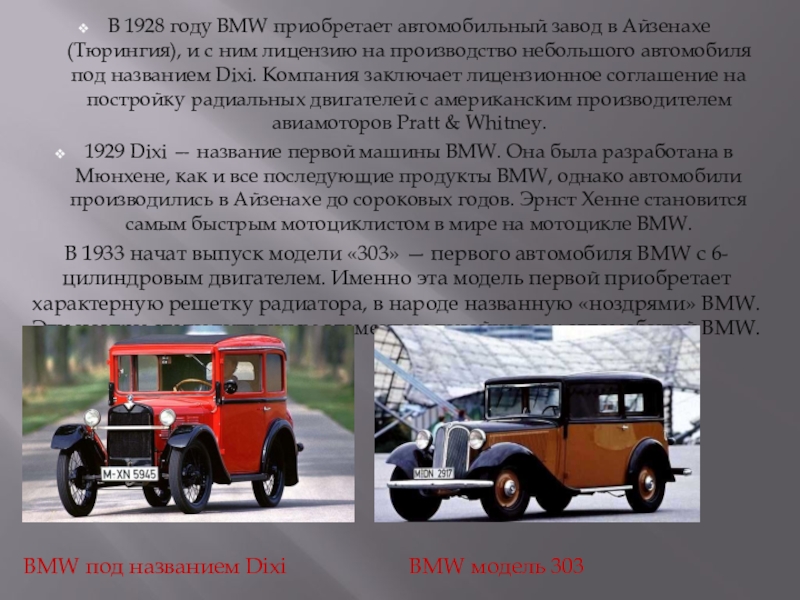 Презентация про машину bmw