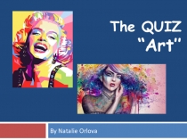 Презентация-игра по английскому языку на тему ART